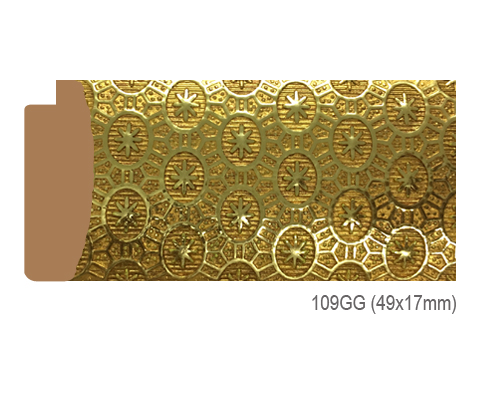 Thanh khung, phào (nẹp) làm khung tranh, khung hình mã 109GG