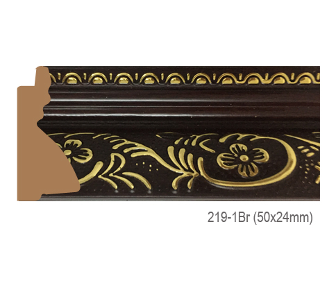 Thanh khung, phào (nẹp) làm khung tranh, khung hình mã 219-1BR