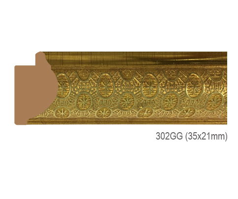 Thanh khung, phào (nẹp) làm khung tranh, khung hình mã 302GG