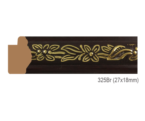 Thanh khung, phào (nẹp) làm khung tranh, khung hình mã 325BR
