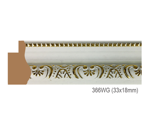 Thanh khung, phào (nẹp) làm khung tranh, khung hình mã 366WG