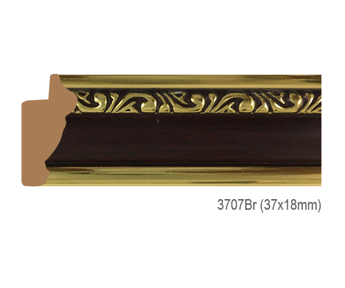 Thanh khung, phào (nẹp) làm khung tranh, khung hình mã 3707BR
