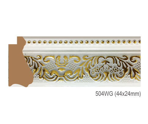 Thanh khung, phào (nẹp) làm khung tranh, khung hình mã 504WG