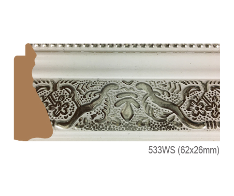 Thanh khung, phào (nẹp) làm khung tranh, khung hình mã 533WS