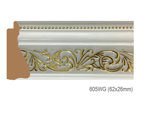 Thanh khung, phào (nẹp) làm khung tranh, khung hình mã 605WG