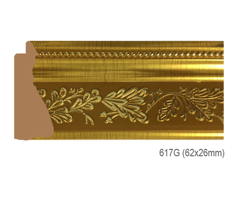 Thanh khung, phào (nẹp) làm khung tranh, khung hình mã 617G
